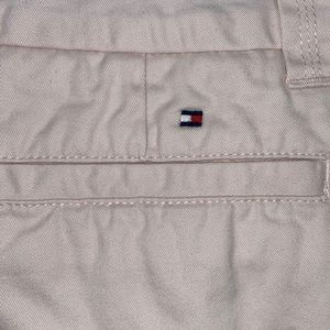 Tommy Hilfiger Women's 100% Cotton 5” Chino Pink Shorts Side Pockets Size 12